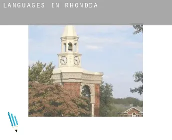 Languages in  Rhondda