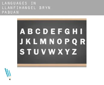 Languages in  Llanfihangel-Bryn-Pabuan