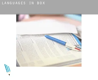 Languages in  Box