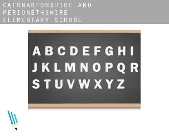 Caernarfonshire and Merionethshire  elementary school