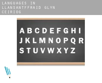 Languages in  Llansantffraid Glyn Ceiriog